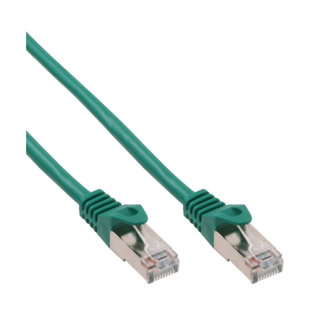 InLine® Patch Cable SF/UTP Cat.5e green 25m