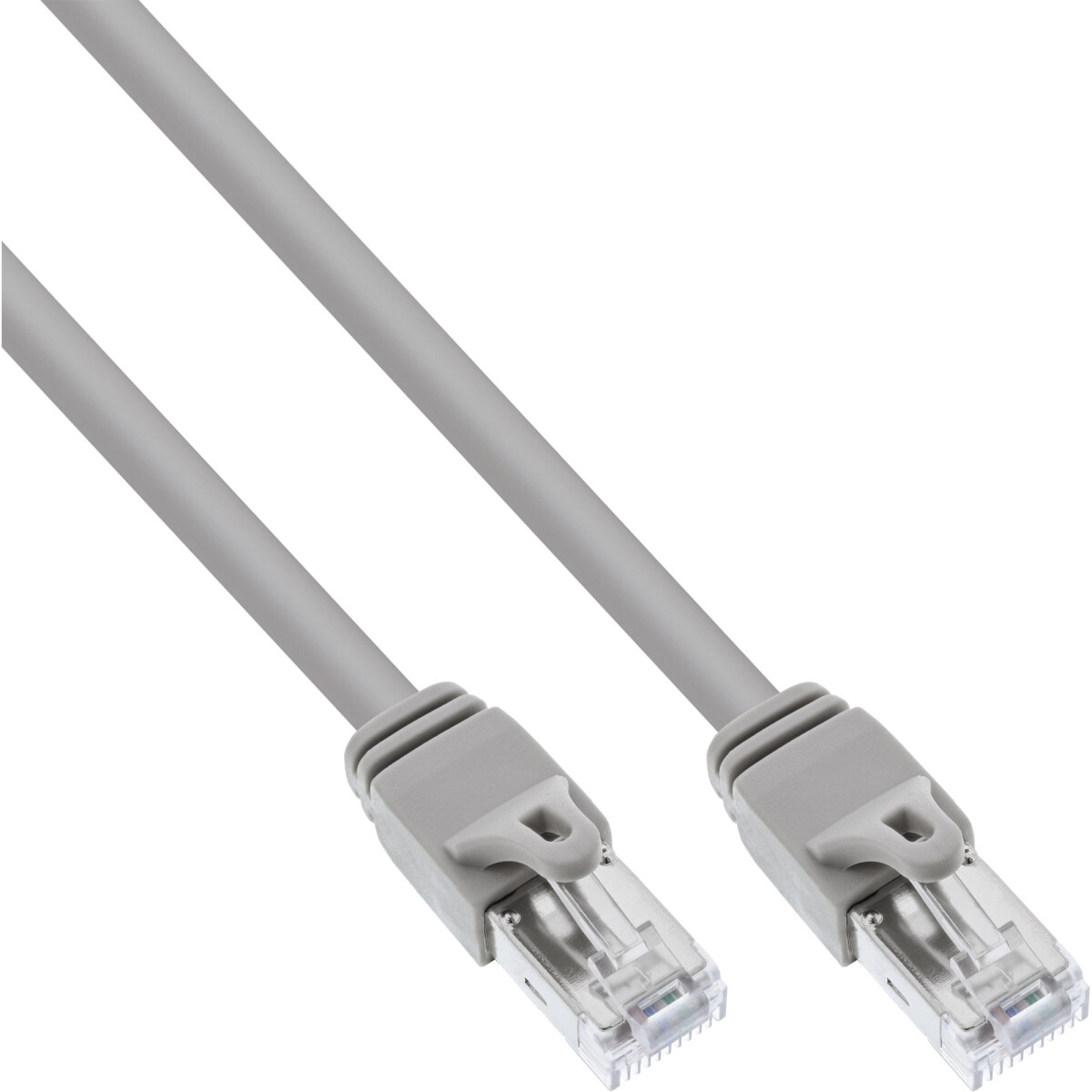 InLine® Patch Cable S/FTP PiMF Cat.6 certified grey 2m