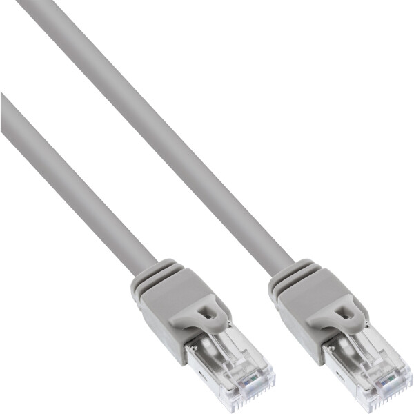 InLine® Patch Cable S/FTP PiMF Cat.6 certified grey 3m