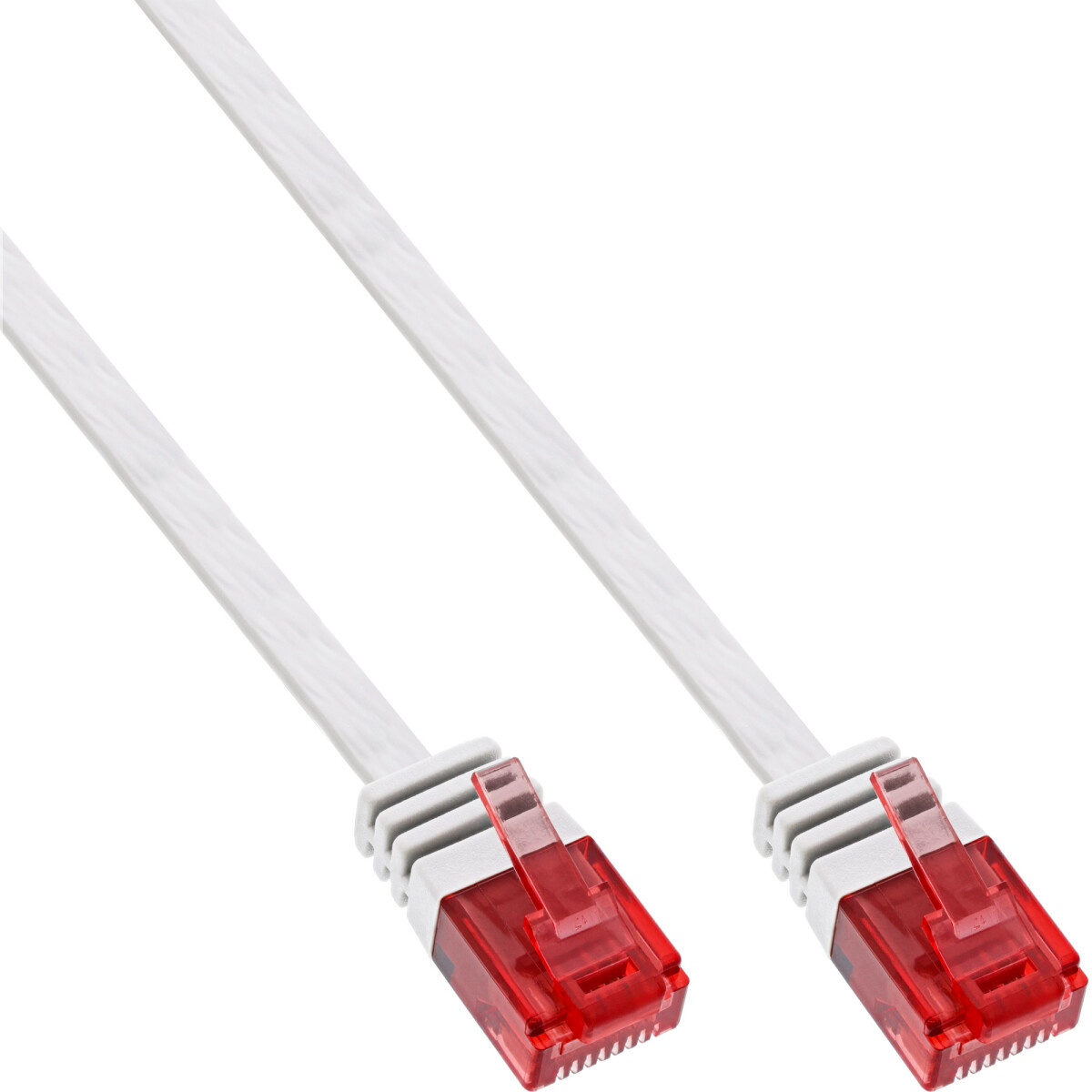 InLine® Flat Ultraslim Patch Cable U/UTP Cat.6...