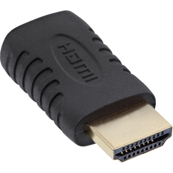 InLine® HDMI Adapter HDMI male / Mini HDMI female gold plated