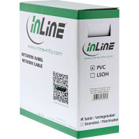 InLine® Verlegekabel, SF/UTP, Cat.5e, AWG24 CU, halogenfrei, 300m