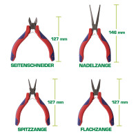 InLine® Elektronik-Zangen, Set, 8-teilig