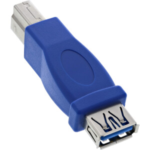 InLine® USB 3.0 Adapter Type A female / Type B male