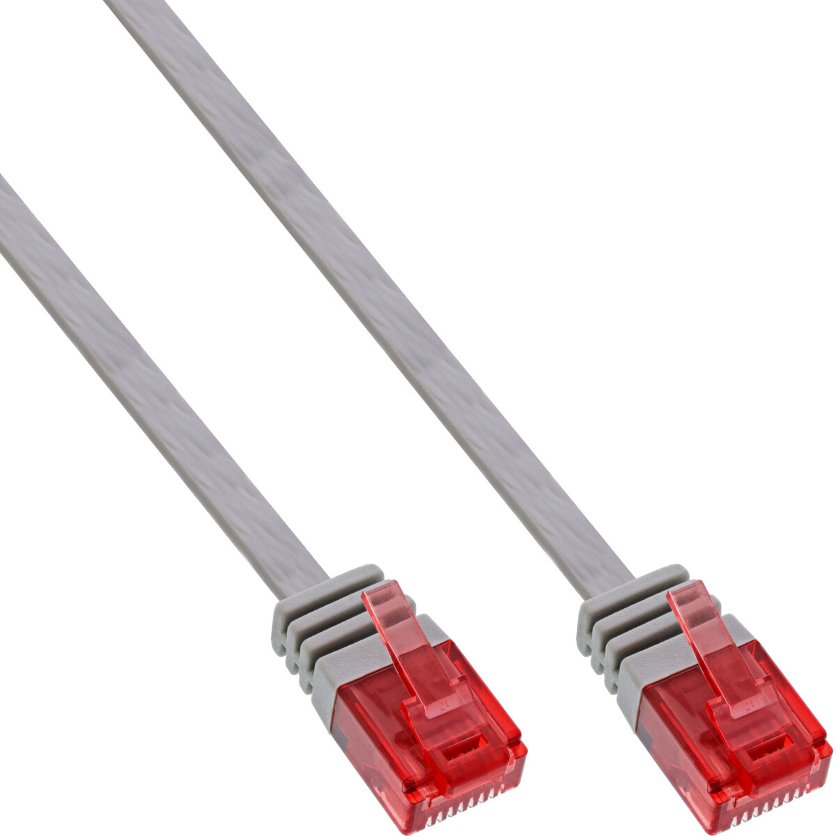 InLine® Flat Ultraslim Patch Cable U/UTP Cat.6...