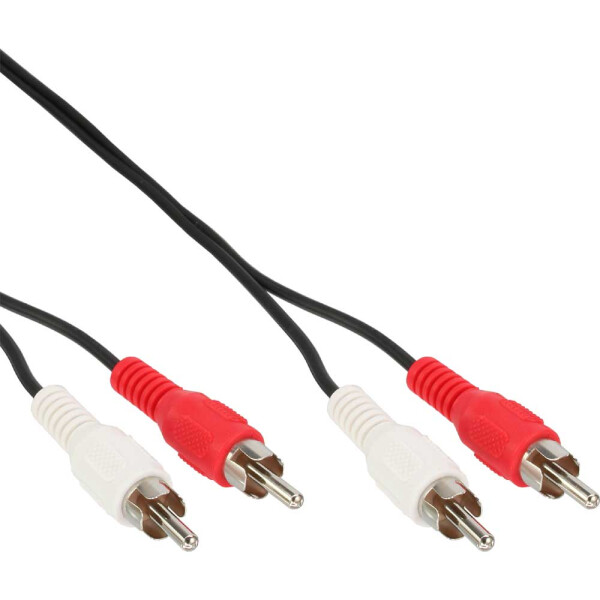 InLine® Audio Cable 2x RCA male to male 7m