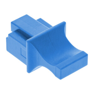 InLine® Dust Cover for RJ45 female, blue, 10pcs.