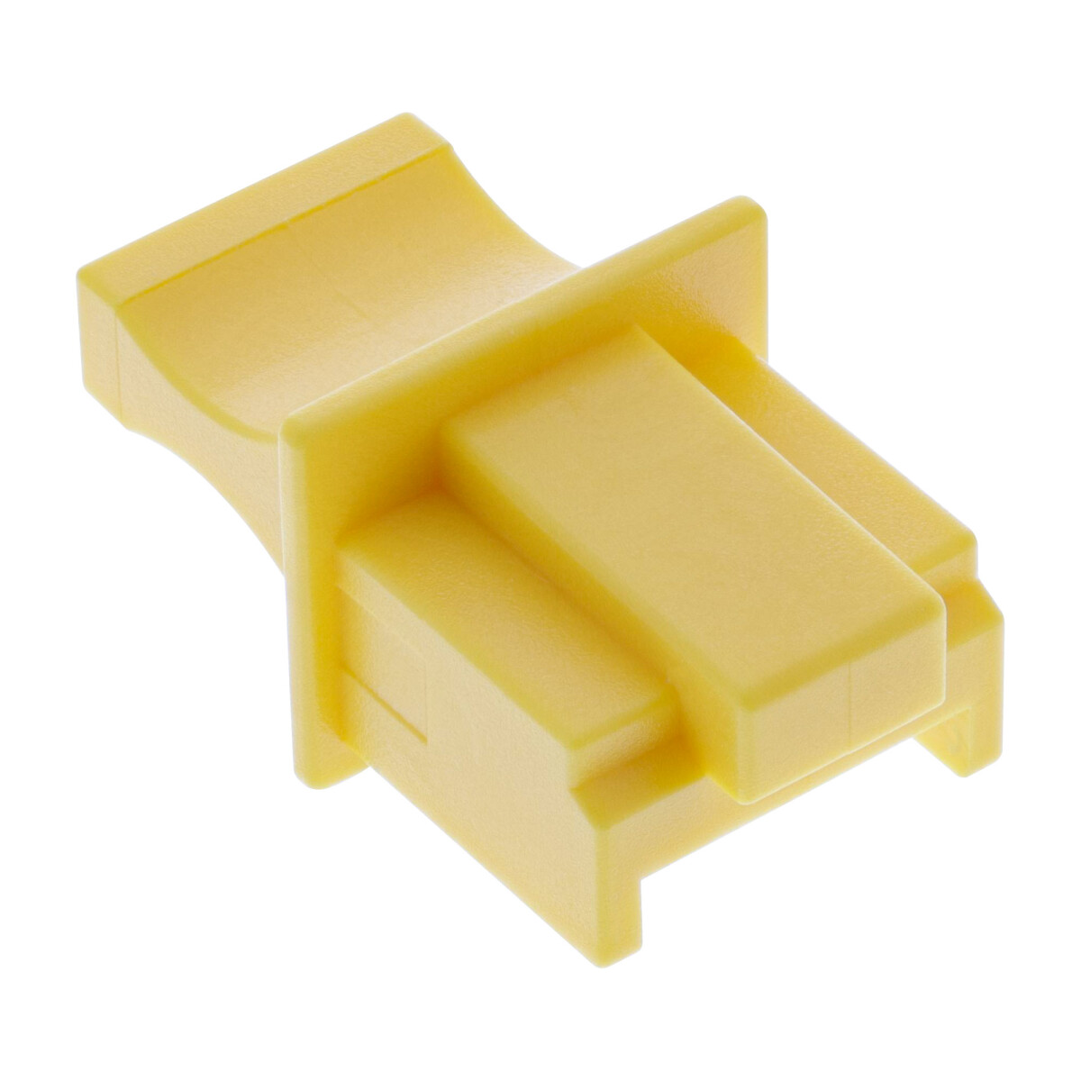 InLine® Dust cover for RJ45 female, yellow, 10pcs.