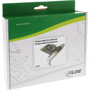 InLine® Parallel Port Interface Card ECP + EPP + SPP Controller PCI-E