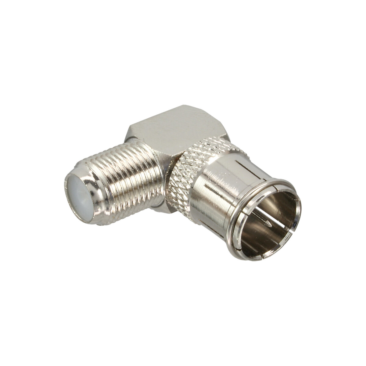 InLine® Adapter F-Quick-Stecker (SAT) auf F-Buchse...