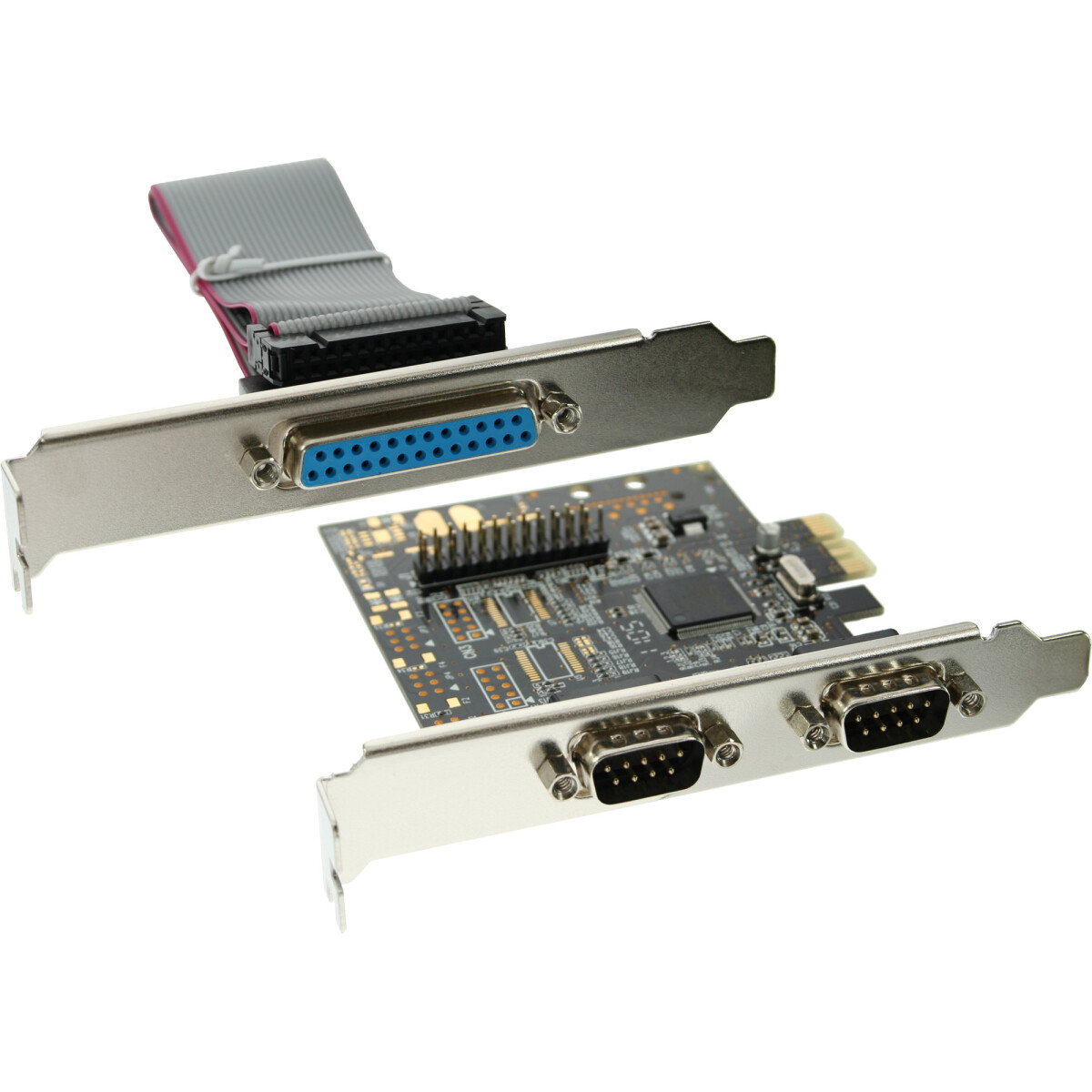 InLine® Interface Card 2 Port Serial 9 Pin + 1 Port...