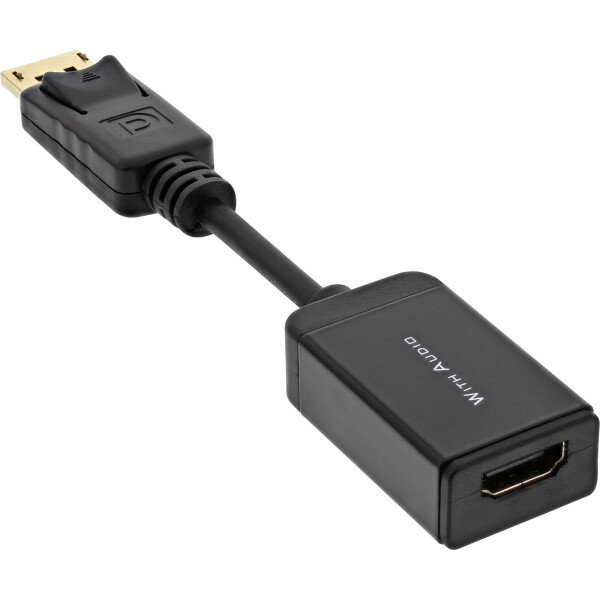 InLine® DisplayPort to HDMI Adapter with Audio male to female black