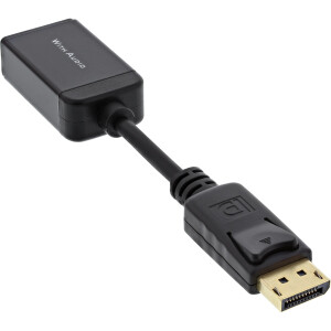 InLine® DisplayPort to HDMI Adapter with Audio male to female black