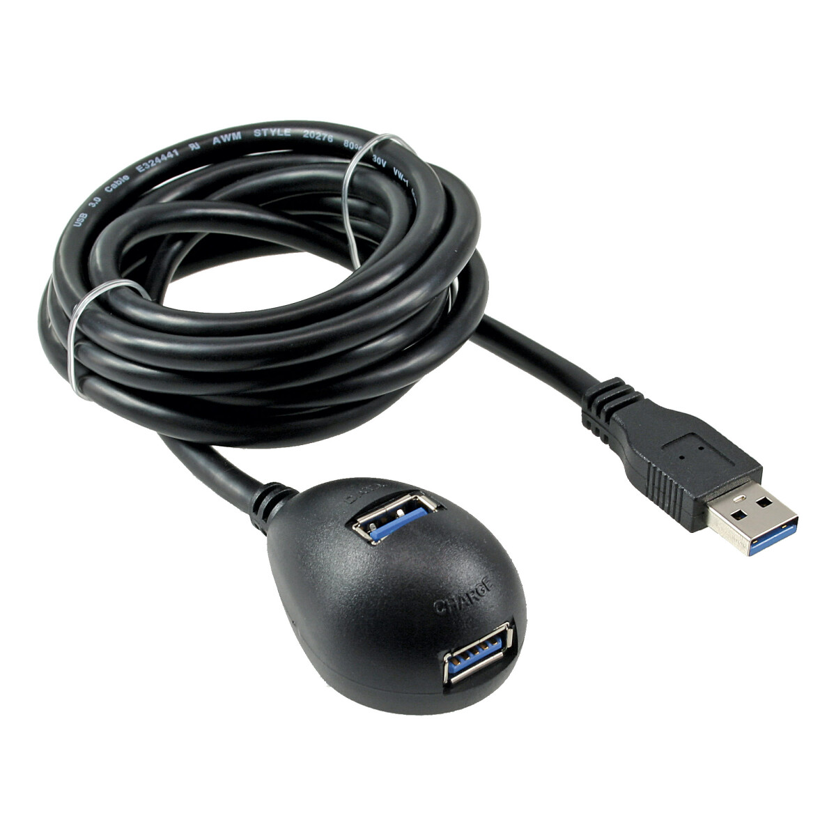 InLine® USB 3.2 Gen.1 Verl., USB A Stecker / Buchse,...