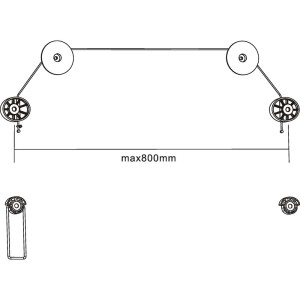 InLine® Wall Bracket for TFT / LED TV 33 - 178cm 13-70" up to 50kg