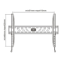 InLine® Wandhalterung, für LCD/LED/Plasma 81-140cm (32-55"), max. 50kg