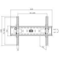 InLine® Wall Bracket for TFT / LED / Plasma 81 - 178cm 32 - 70" max. 75kg