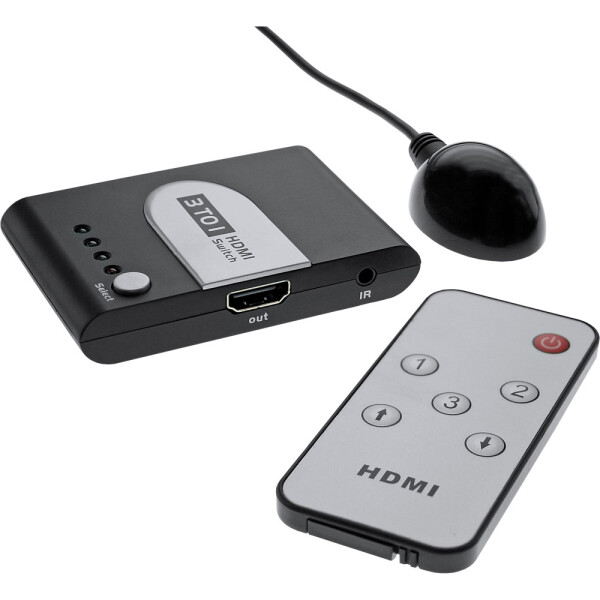 InLine® HDMI Auto Switch 3 IN 1 OUT 3D ready