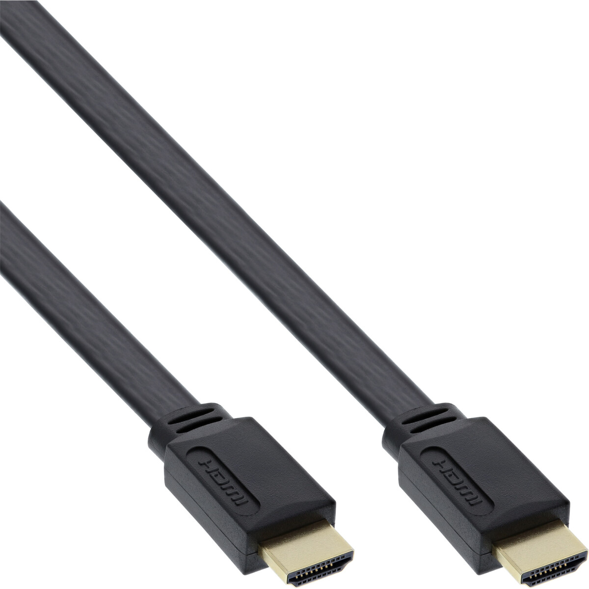 InLine® HDMI-High Speed Flachkabel mit Ethernet,...