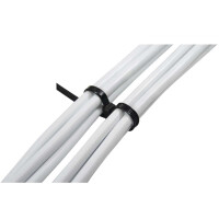 InLine® Mountable Double-Head Cable Ties 300mm x 4.8mm white 100 pcs.