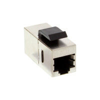 InLine® RJ45 Buchse / Buchse Einsatz, SNAP-In, Cat.6 STP