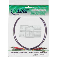 InLine® Fiber Optical Duplex Cable ST/ST 50/125µm OM4 3m