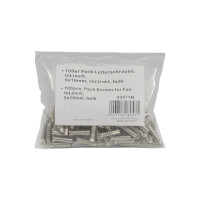 InLine® Fan Screws 5x16mm silver 100 pcs. pack