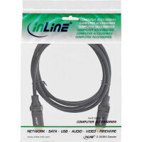 InLine® HDMI-HS Kabel m. Eth., ST/ST, verg. Kon., schwarz, flex. Winkelst., 1m