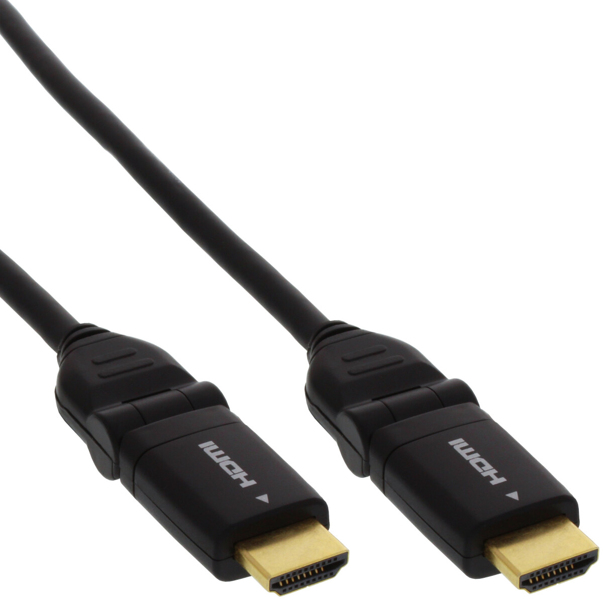 InLine® High Speed HDMI® rotating cable, w/Eth.,...