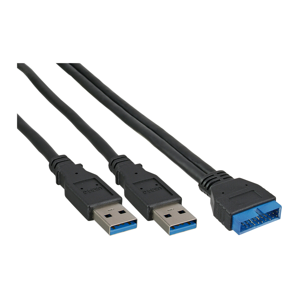 InLine® USB 3.0 Premium Adapter Cable 2x USB A male /...