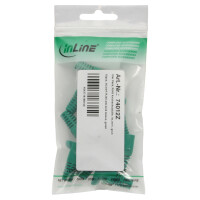 InLine® 10 pcs. Pack RJ45 Anti Kink Sleeve green