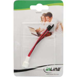 InLine® Fan Adapter Cable Molex 3 Pin to 2 Pin Connector