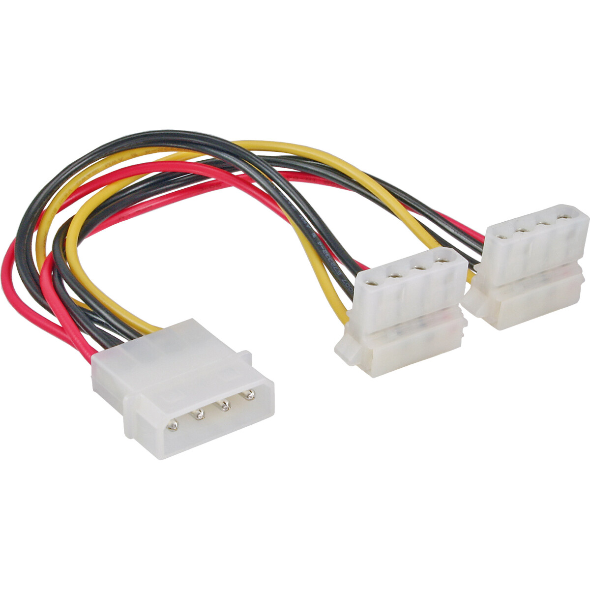 InLine® Internal Power Y-Cable 1x 4pin Molex / 2x...