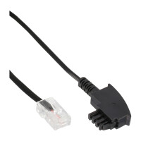 InLine® TAE-F German / RJ45 8P2C Cable 0.5m