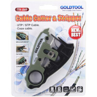 InLine® Universal Cable Stripper with Cable Cutter for Patch and Coax Cable