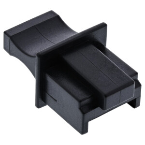 InLine® Dust Cover for RJ45 female, black, 100 pcs.