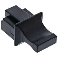 InLine® Dust Cover for RJ45 female, black, 100 pcs.