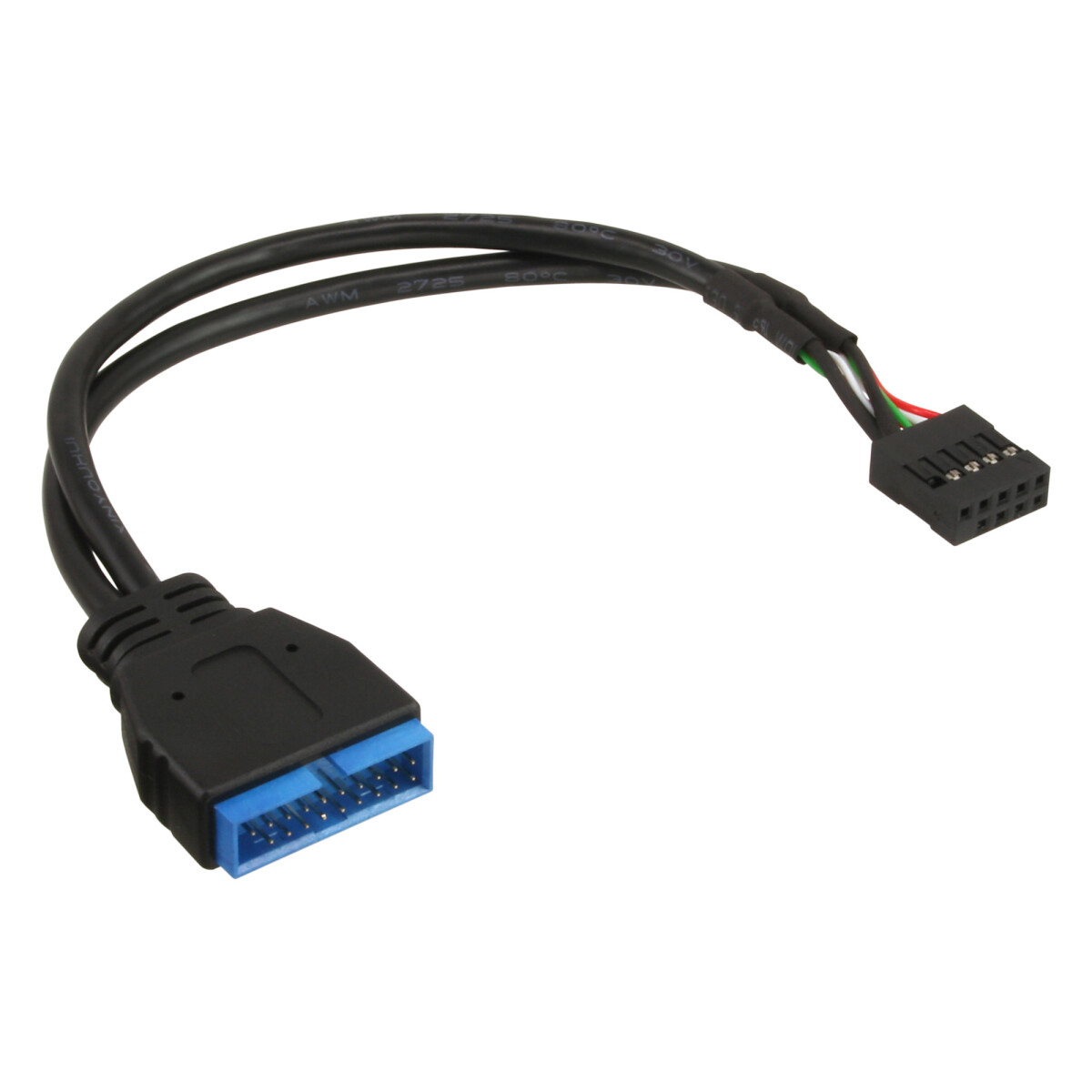 InLine® USB 2.0 to 3.0 internal USB 2.0 header / USB...