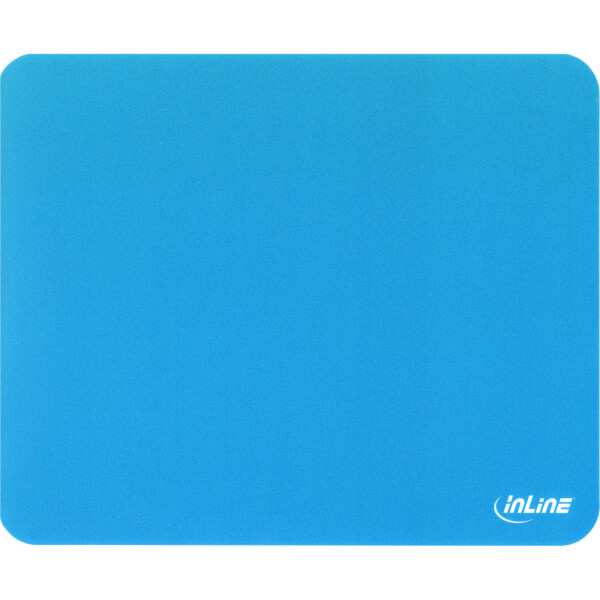 InLine® Maus-Pad antimikrobiell, ultradünn, blau, 220x180x0,4mm