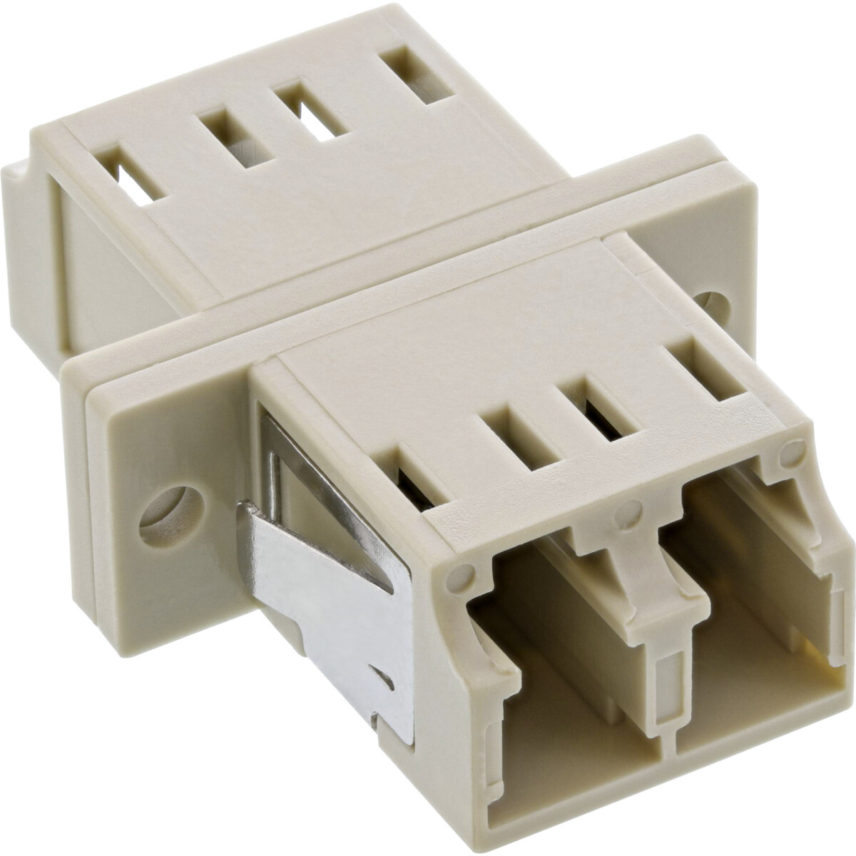 InLine® LWL Kupplung, Duplex LC/LC, multimode, beige,...