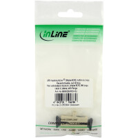 InLine® LWL Kupplung, Simplex SC/SC, multimode, beige, Keramik-Hülse, zum Einbau