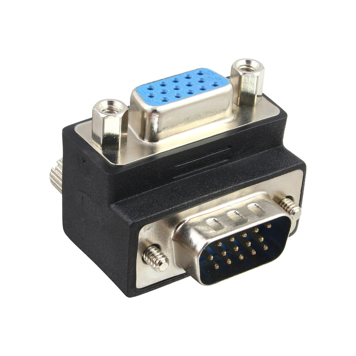 InLine® VGA Adapter 90° 15 Pin male / female