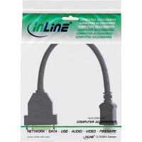 InLine® HDMI-DVI Adapter HDMI A male / DVI female 0.2m