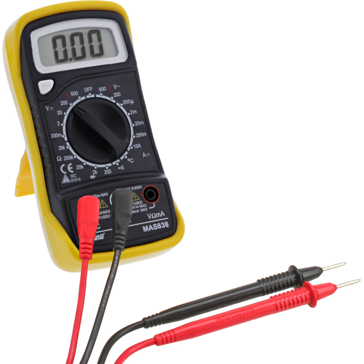 InLine® Digital Multimeter, with temperature sensor