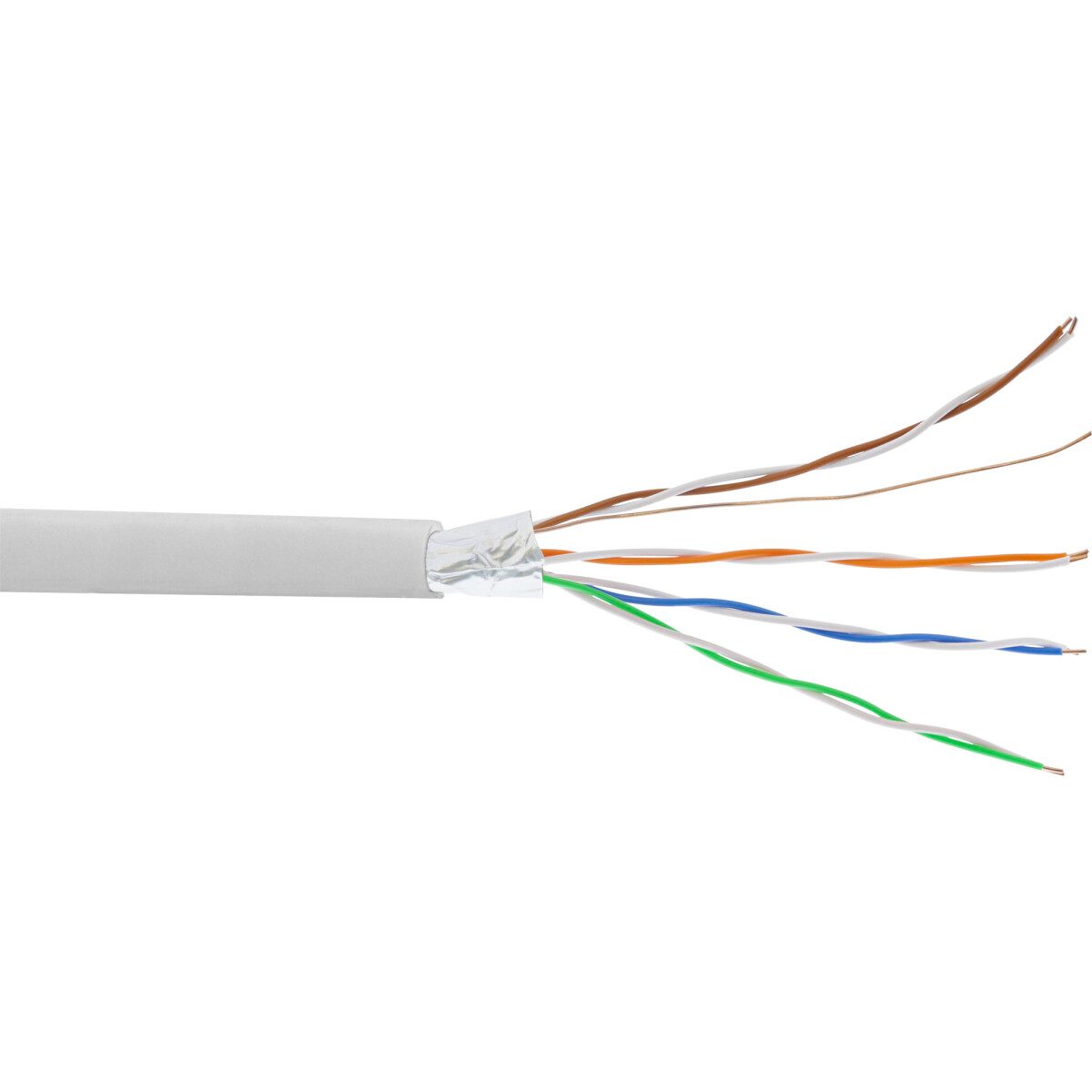 InLine® Telephone Cable 8 wire solid installation...