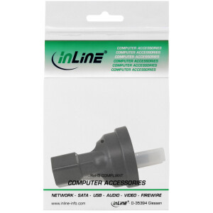 InLine® Reiseadapter, Australien Stecker zu Euro Buchse