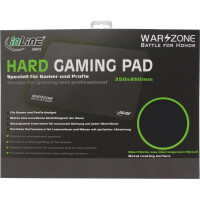 InLine® Maus-Pad, Hard Gaming Pad, 350x260x3mm, schwarz