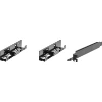 InLine® HDD Slotblech, 2x 6,35cm (2,5") HDD zu PCI-Slot, mit Schraube