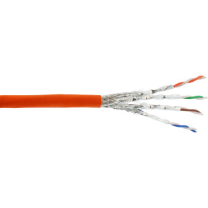 InLine® Verlegekabel Cat.7a, S/FTP (PiMF) 4x2x0,58 AWG23, 1200MHz, LSZH, 300m