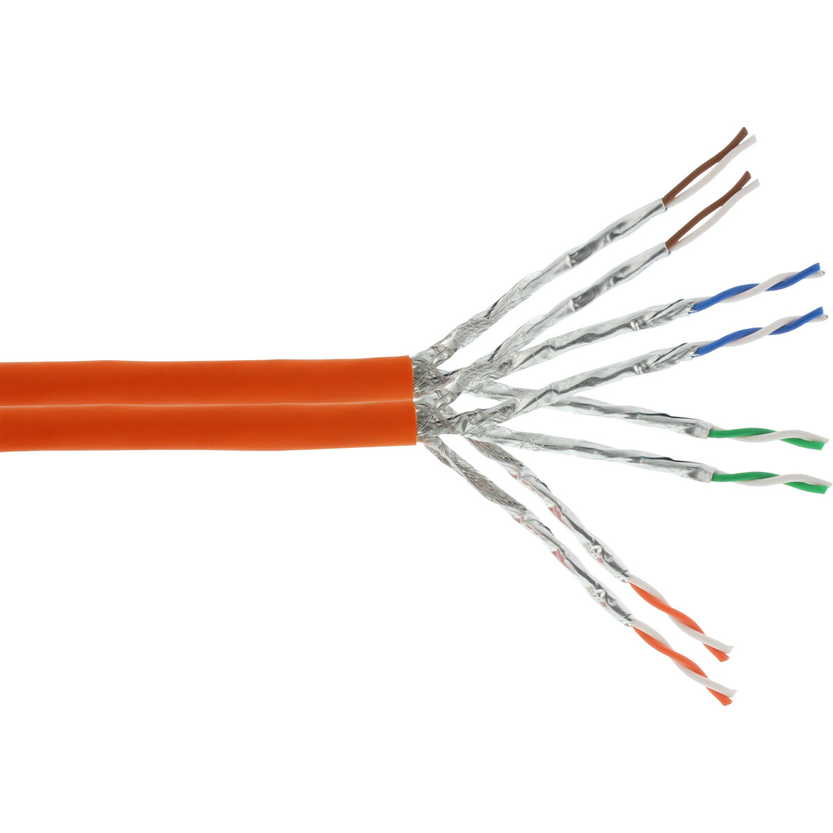 InLine® Duplex Installation Cable S/FTP PiMF Cat.7a...